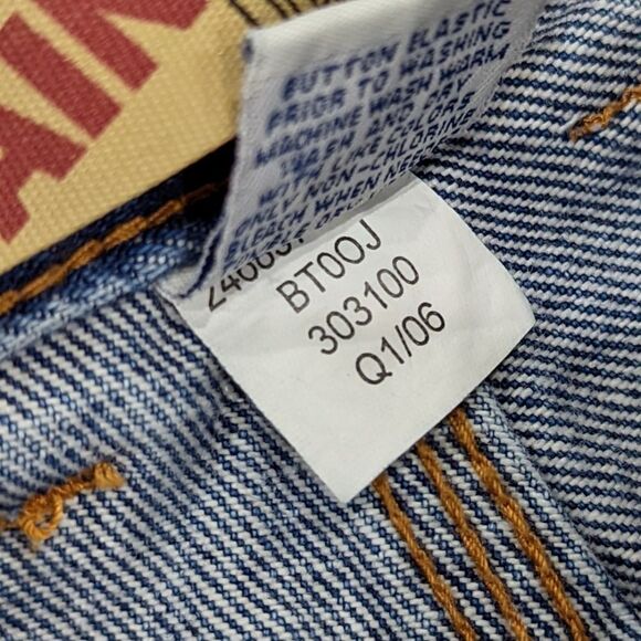 Old Navy New Old Stock Deadstock Vintage Y2k Painters Carpenter Jeans Boy Size 7 - Picture 5 of 6